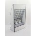 FixtureDisplays® Literature Rack Brochure Holder Leaflet Coupon Stand with Magazine Compartment White 231